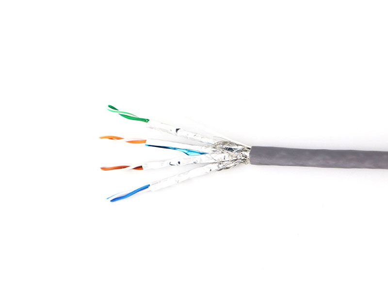 Cat6A 4pairs S/FTP shielded twisted pair cable