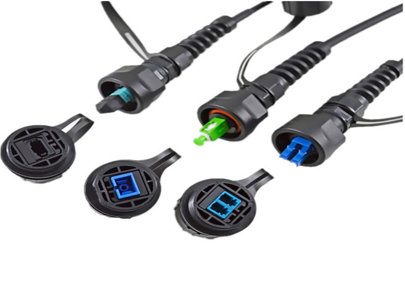 IP68 waterproof MPO connector and patch cord