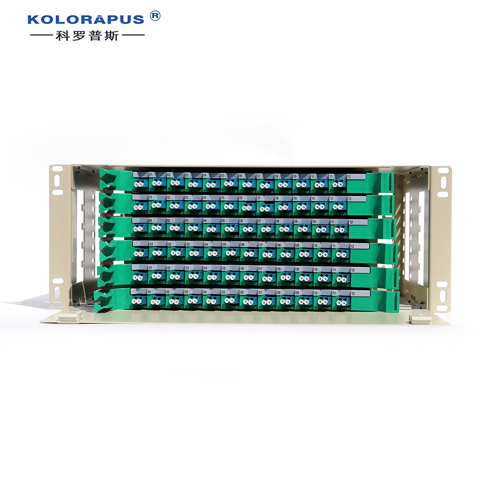 19 inch 72-port LC ODF optical fiber distribution box (double LC-144 core)