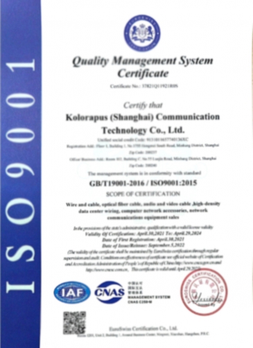 IS09001 Quality Management System